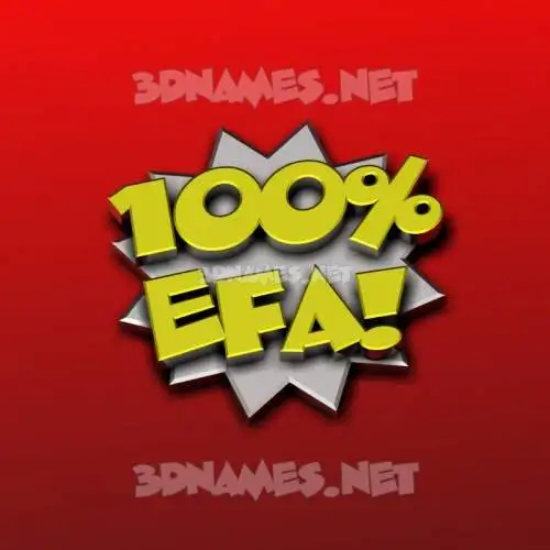 efa in 100 Percent style - 3D name wallpaper efa in 100 Percent style - 3D name wallpaper