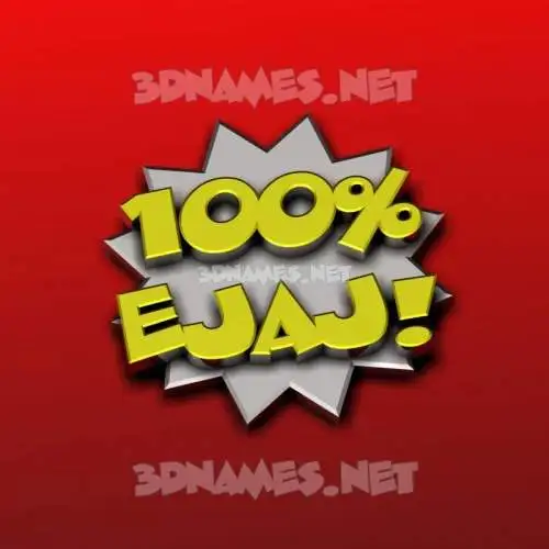 ejaj in 100 Percent style - 3D name wallpaper ejaj in 100 Percent style - 3D name wallpaper