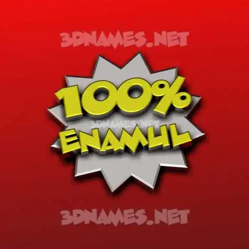 enamul in 100 Percent style - 3D name wallpaper enamul in 100 Percent style - 3D name wallpaper