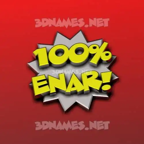 enar in 100 Percent style - 3D name wallpaper enar in 100 Percent style - 3D name wallpaper