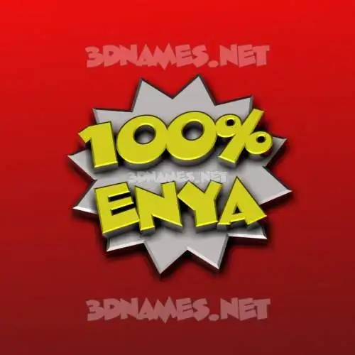 enya in 100 Percent style - 3D name wallpaper enya in 100 Percent style - 3D name wallpaper