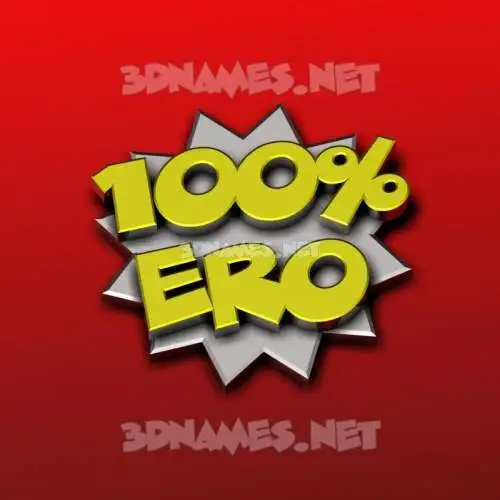 ero in 100 Percent style - 3D name wallpaper ero in 100 Percent style - 3D name wallpaper
