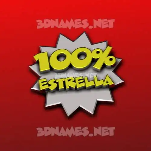 estrella in 100 Percent style - 3D name wallpaper estrella in 100 Percent style - 3D name wallpaper