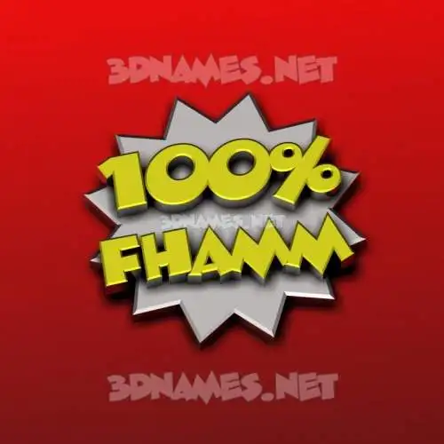 fhamm in 100 Percent style - 3D name wallpaper fhamm in 100 Percent style - 3D name wallpaper
