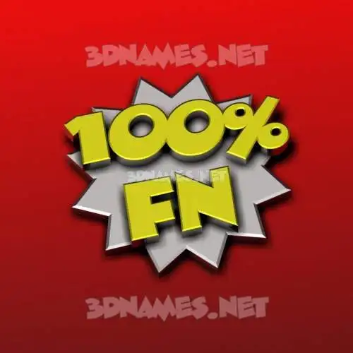 fn in 100 Percent style - 3D name wallpaper fn in 100 Percent style - 3D name wallpaper