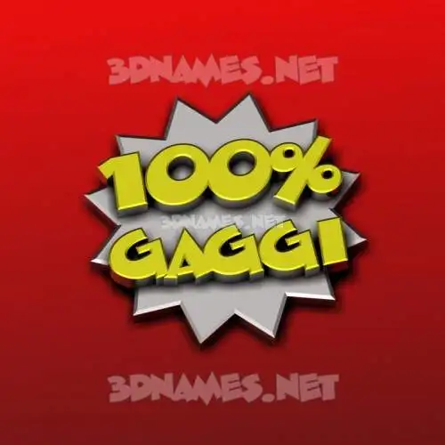gaggi in 100 Percent style - 3D name wallpaper gaggi in 100 Percent style - 3D name wallpaper