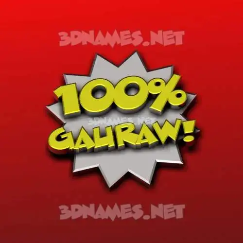 gauraw in 100 Percent style - 3D name wallpaper gauraw in 100 Percent style - 3D name wallpaper