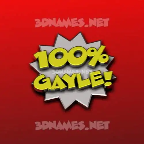 gayle in 100 Percent style - 3D name wallpaper gayle in 100 Percent style - 3D name wallpaper