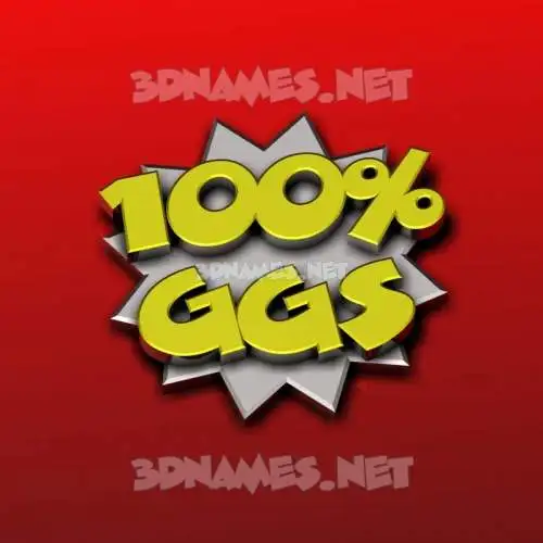 ggs in 100 Percent style - 3D name wallpaper ggs in 100 Percent style - 3D name wallpaper