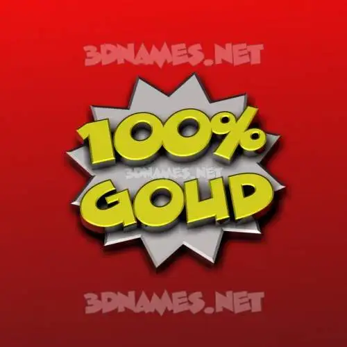 goud in 100 Percent style - 3D name wallpaper goud in 100 Percent style - 3D name wallpaper