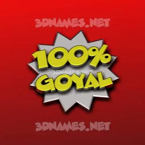 goyal in 100 Percent style - 3D name wallpaper goyal in 100 Percent style - 3D name wallpaper