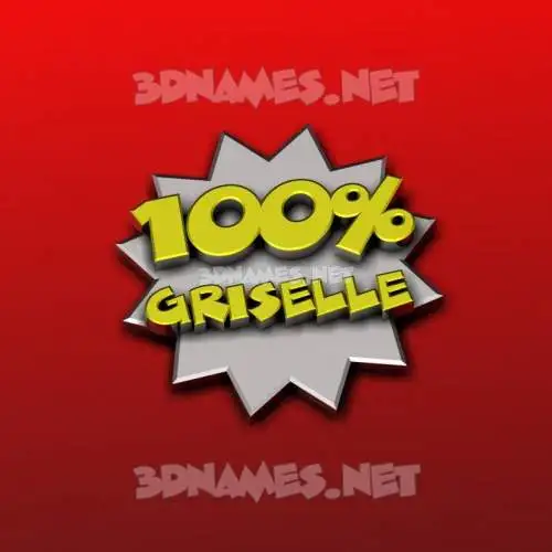 griselle in 100 Percent style - 3D name wallpaper griselle in 100 Percent style - 3D name wallpaper