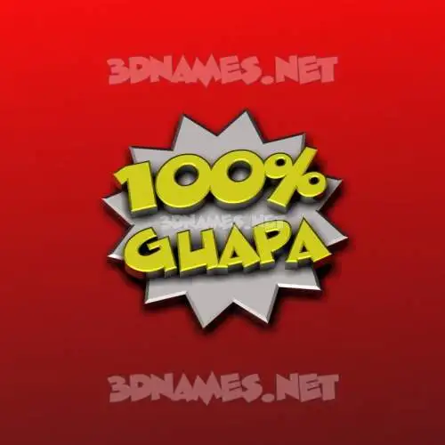 guapa in 100 Percent style - 3D name wallpaper guapa in 100 Percent style - 3D name wallpaper