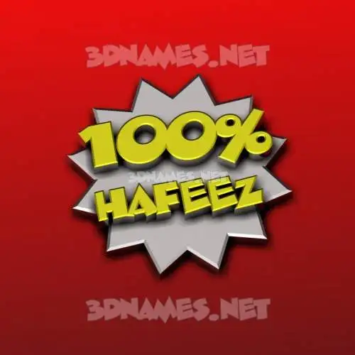 hafeez in 100 Percent style - 3D name wallpaper hafeez in 100 Percent style - 3D name wallpaper