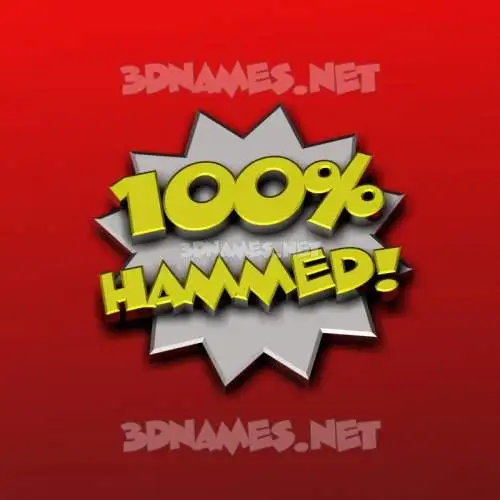 hammed in 100 Percent style - 3D name wallpaper hammed in 100 Percent style - 3D name wallpaper