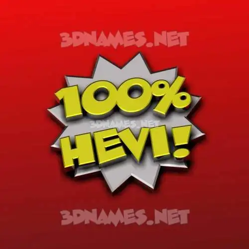 hevi in 100 Percent style - 3D name wallpaper hevi in 100 Percent style - 3D name wallpaper