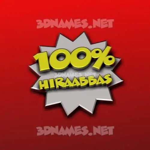 hiraabbas in 100 Percent style - 3D name wallpaper hiraabbas in 100 Percent style - 3D name wallpaper