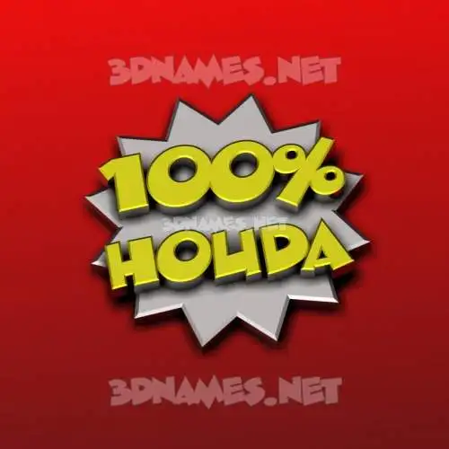 houda in 100 Percent style - 3D name wallpaper houda in 100 Percent style - 3D name wallpaper
