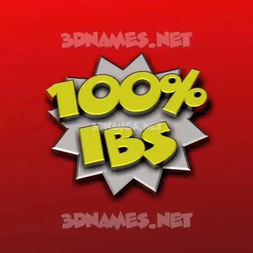 ibs in 100 Percent style - 3D name wallpaper ibs in 100 Percent style - 3D name wallpaper