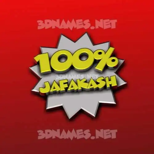 jafakash in 100 Percent style - 3D name wallpaper jafakash in 100 Percent style - 3D name wallpaper