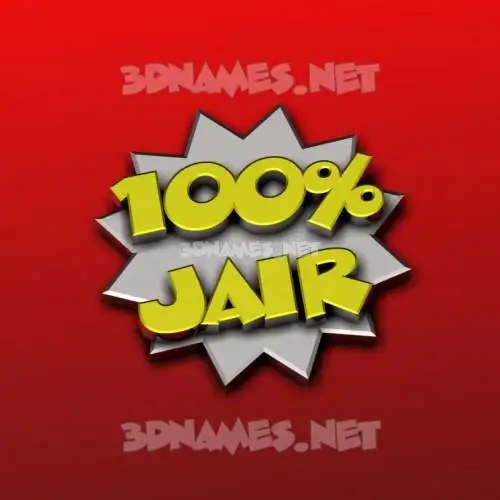 jair in 100 Percent style - 3D name wallpaper jair in 100 Percent style - 3D name wallpaper