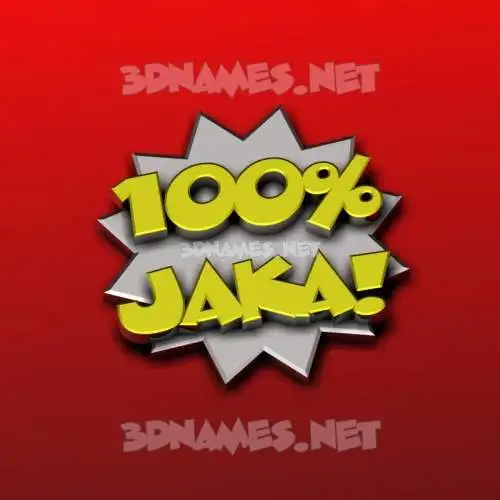 jaka in 100 Percent style - 3D name wallpaper jaka in 100 Percent style - 3D name wallpaper