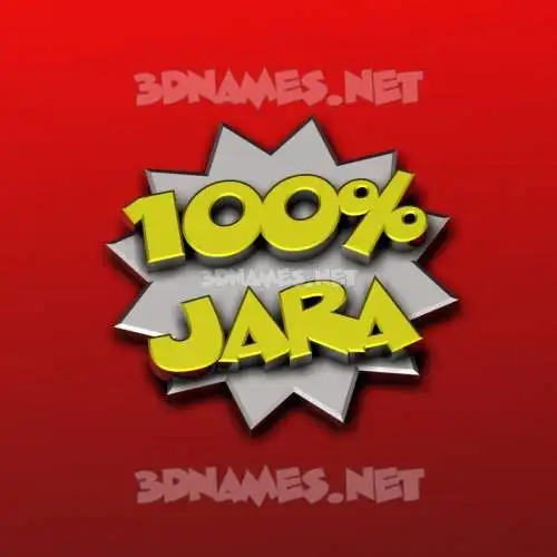 jara in 100 Percent style - 3D name wallpaper jara in 100 Percent style - 3D name wallpaper