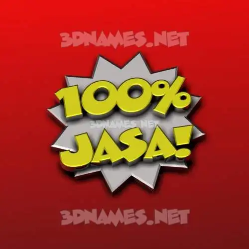jasa in 100 Percent style - 3D name wallpaper jasa in 100 Percent style - 3D name wallpaper
