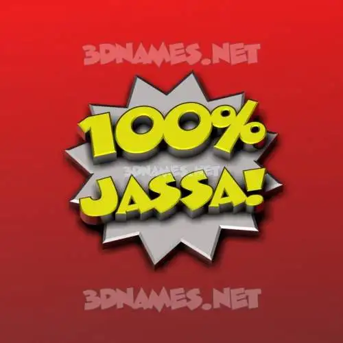 jassa in 100 Percent style - 3D name wallpaper jassa in 100 Percent style - 3D name wallpaper