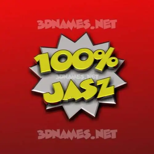 jasz in 100 Percent style - 3D name wallpaper jasz in 100 Percent style - 3D name wallpaper