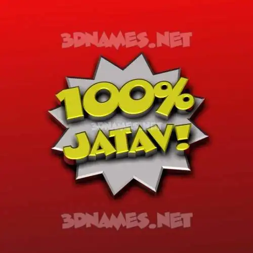 jatav in 100 Percent style - 3D name wallpaper jatav in 100 Percent style - 3D name wallpaper