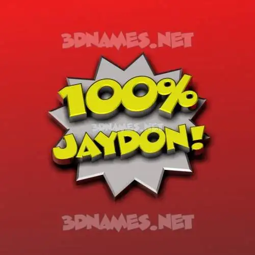 jaydon in 100 Percent style - 3D name wallpaper jaydon in 100 Percent style - 3D name wallpaper