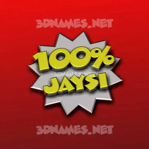 jaysi in 100 Percent style - 3D name wallpaper jaysi in 100 Percent style - 3D name wallpaper