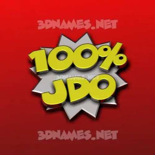 jdo in 100 Percent style - 3D name wallpaper jdo in 100 Percent style - 3D name wallpaper