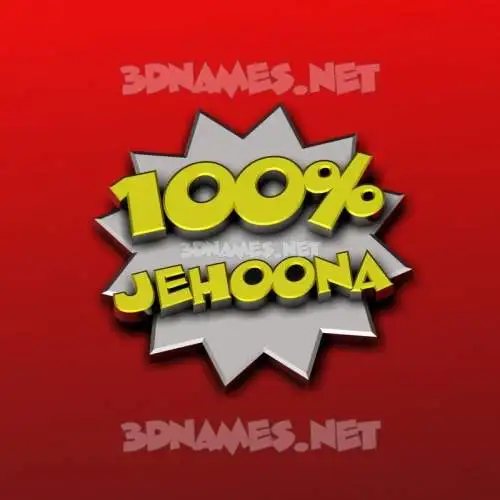 jehoona in 100 Percent style - 3D name wallpaper jehoona in 100 Percent style - 3D name wallpaper