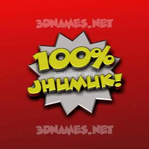 jhumuk in 100 Percent style - 3D name wallpaper jhumuk in 100 Percent style - 3D name wallpaper