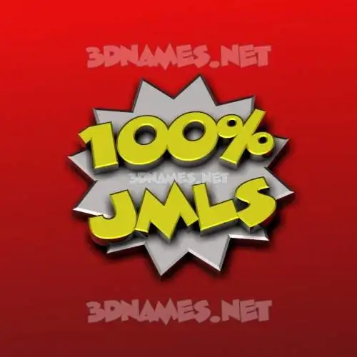 jmls in 100 Percent style - 3D name wallpaper jmls in 100 Percent style - 3D name wallpaper