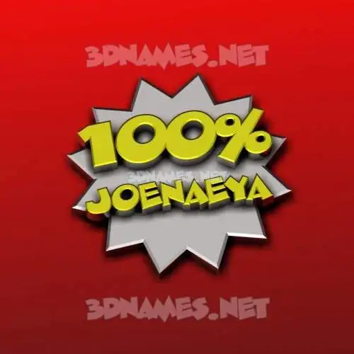 joenaeya in 100 Percent style - 3D name wallpaper joenaeya in 100 Percent style - 3D name wallpaper