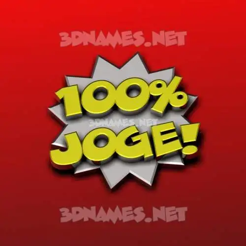 joge in 100 Percent style - 3D name wallpaper joge in 100 Percent style - 3D name wallpaper