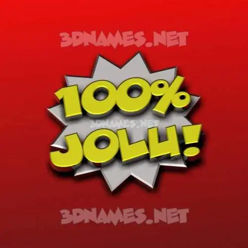 jolu in 100 Percent style - 3D name wallpaper jolu in 100 Percent style - 3D name wallpaper