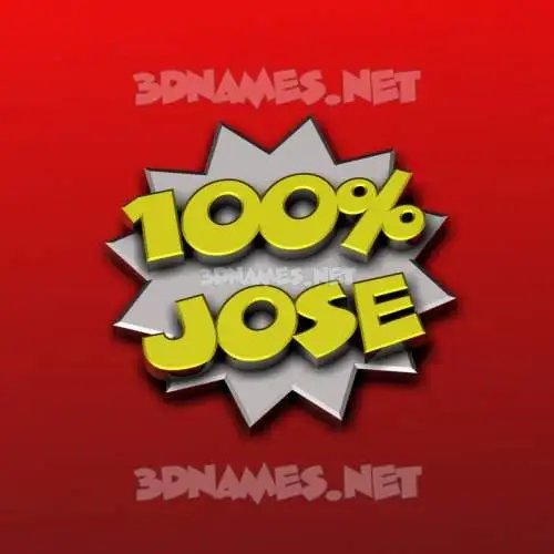 jose in 100 Percent style - 3D name wallpaper jose in 100 Percent style - 3D name wallpaper