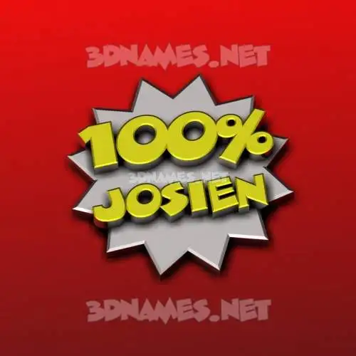 josien in 100 Percent style - 3D name wallpaper josien in 100 Percent style - 3D name wallpaper