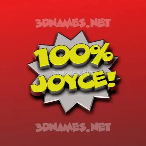 joyce in 100 Percent style - 3D name wallpaper joyce in 100 Percent style - 3D name wallpaper