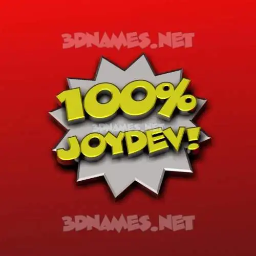 joydev in 100 Percent style - 3D name wallpaper joydev in 100 Percent style - 3D name wallpaper