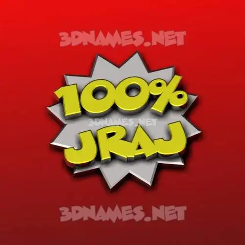 jraj in 100 Percent style - 3D name wallpaper jraj in 100 Percent style - 3D name wallpaper