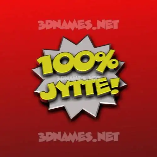 jytte in 100 Percent style - 3D name wallpaper jytte in 100 Percent style - 3D name wallpaper