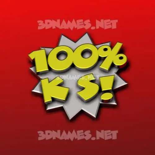 k s in 100 Percent style - 3D name wallpaper k s in 100 Percent style - 3D name wallpaper