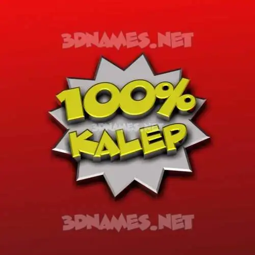 kalep in 100 Percent style - 3D name wallpaper kalep in 100 Percent style - 3D name wallpaper