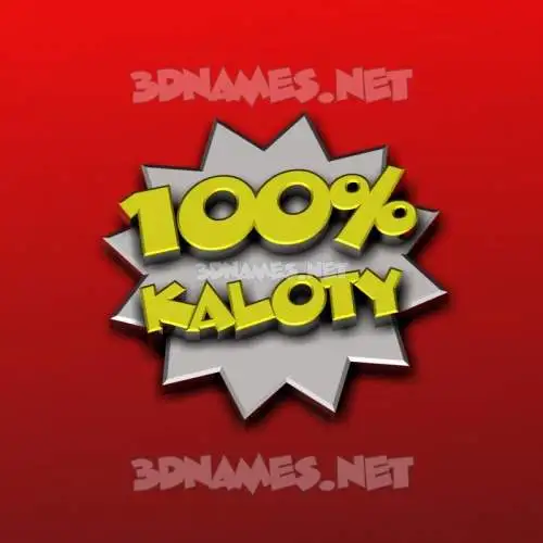 kaloty in 100 Percent style - 3D name wallpaper kaloty in 100 Percent style - 3D name wallpaper