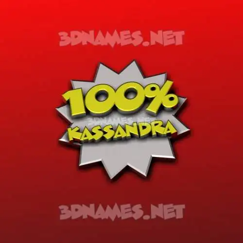 kassandra in 100 Percent style - 3D name wallpaper kassandra in 100 Percent style - 3D name wallpaper